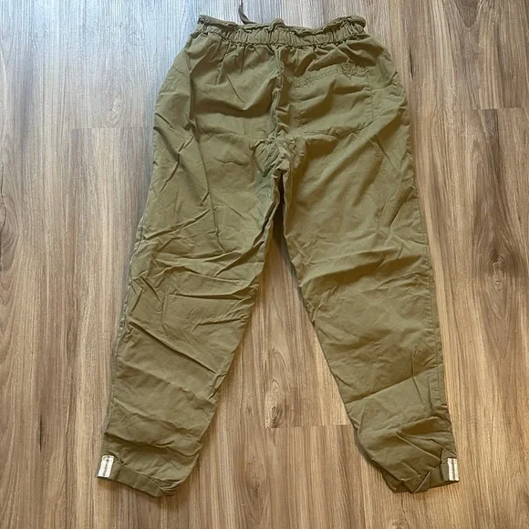 Zara Olive Green Drawstring Pants - Picture 4 of 5